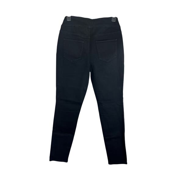 Chicos Jeggings Black Stretch Dark Wash Mid Rise Denim - Picture 5 of 8